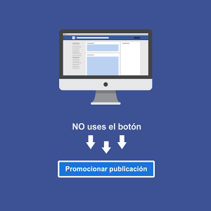 Error de promocionar publicación en Facebook